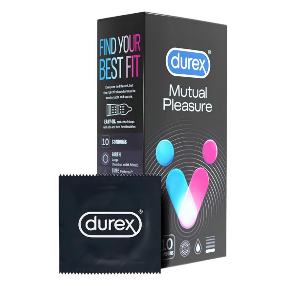 Durex Mutual Pleasure - prezervative cu efect de întârziere (10 bucăți)