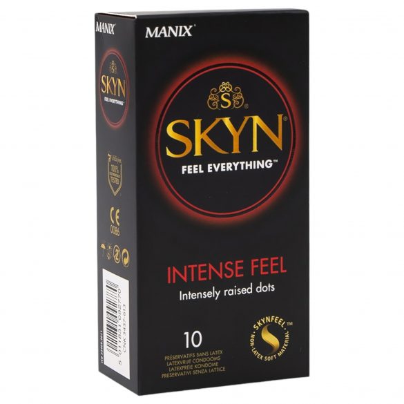 Manix SKYN Intense - prezervativ fără latex, cu textură (10 buc) 