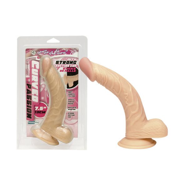 Dildo curbat natural 