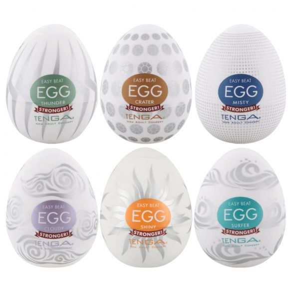 Selecție TENGA Egg II - ouă pentru masturbare (6 buc) 