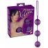 You2Toys - Bile gheisha triple din catifea violetă