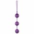 You2Toys - Bile triple din catifea, violet 