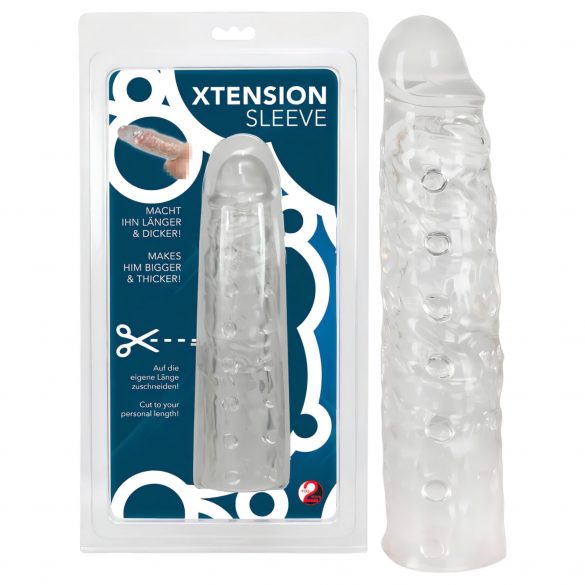 You2Toys - Mânecă pentru penis Xtension (transparentă) 