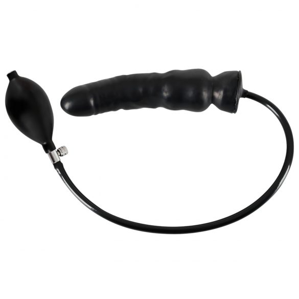 Dildo gonflabil din latex (negru) 