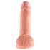 Dildo King Cock 7 (18 cm) - natural 