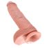 Dildo mare King Cock 10 inch (25 cm) - natural 