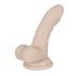 You2Toys - Dildo cu ventuză din silicon - mic (natural) 