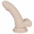 You2Toys - Dildo cu ventuză din silicon - mic (natural) 