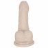 You2Toys - Dildo cu ventuză din silicon - mic (natural) 