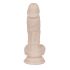 You2Toys - Dildo din silicon cu ventuză - mărime medie (natural) 