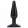 Plug anal Doc Johnson - clasic, mediu (negru) 