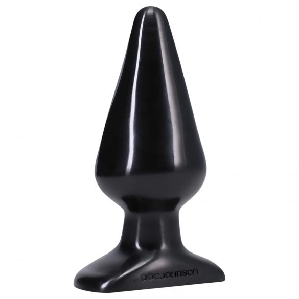 Plug anal negru Doc Johnson - clasic, mare (14,5cm) 