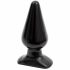 Plug anal negru Doc Johnson - clasic, mare (14,5cm) 