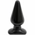 Plug anal negru Doc Johnson - clasic, mare (14,5cm) 