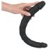 Dildo dublu de silicon Bad Kitty (negru) 