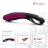 mystim Charging Chester - dildo din silicon cu electrostimulare 