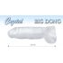 Dildo gigantic cristal clar 