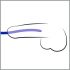 You2Toys - DILATOR - set dildo-uri pentru dilatarea uretrei, albastru, din silicon (3 bucăți)