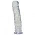 Dildo mediu transparent 