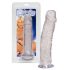 Dildo mediu transparent 