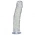 Dildo mediu transparent 