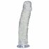 Dildo mediu transparent 