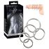 Bad Kitty - Set de inele metalice pentru penis (5 piese)