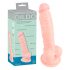 Dildo medical din silicon (18cm) - natural 