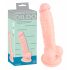 Medical - dildo din silicon medical (18cm) - natur