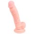 Dildo medical din silicon (18cm) - natural 