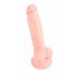 Dildo medical din silicon (18cm) - natural 