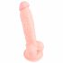 Dildo medical din silicon (18cm) - natural 