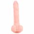 Dildo medical din silicon (21cm) - natural. 