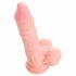 Dildo medical din silicon (21cm) - natural. 