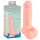 Dildo medical din silicon drept (20 cm) - natural 