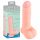 Dildo medical din silicon drept (20 cm) - natural 