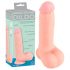 Dildo medical din silicon drept (20 cm) - natural 