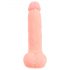 Dildo medical din silicon drept (20 cm) - natural 