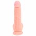 Dildo medical din silicon drept (20 cm) - natural 