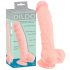 Silicon medical dildo (24cm) - natural 