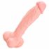 Silicon medical dildo (24cm) - natural 