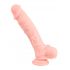 Silicon medical dildo (24cm) - natural 