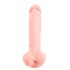 Silicon medical dildo (24cm) - natural 