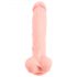 Silicon medical dildo (24cm) - natural 