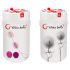 Geisha Balls 2 - set bile vaginale variabile (roz-alb) 