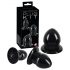 You2Toys - Set de dopuri de întindere - set de dopuri anale - 3 bucăți (negru)