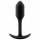 b-vibe Snug Plug 1 - dop anal cu greutate internă (55g) - negru