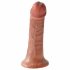 Dildo King Cock 6 (15 cm) - maro 