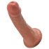 Dildo King Cock 6 (15 cm) - maro 