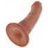 Dildo King Cock 6 (15 cm) - maro 